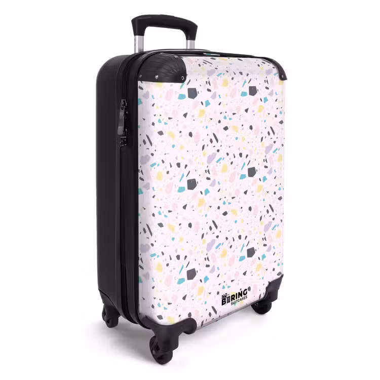 Koffer - Terrazzo patroon roze confetti — 2