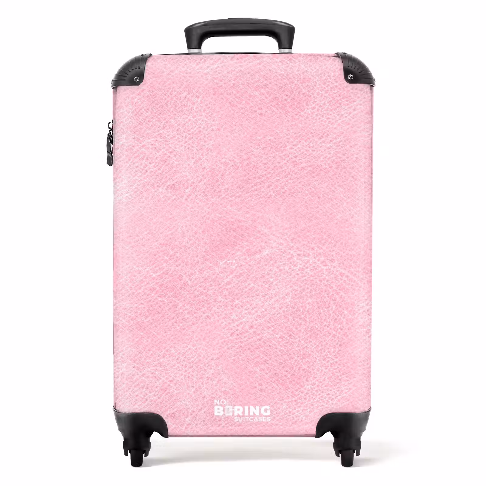 Koffer - Lederen look licht roze — 1