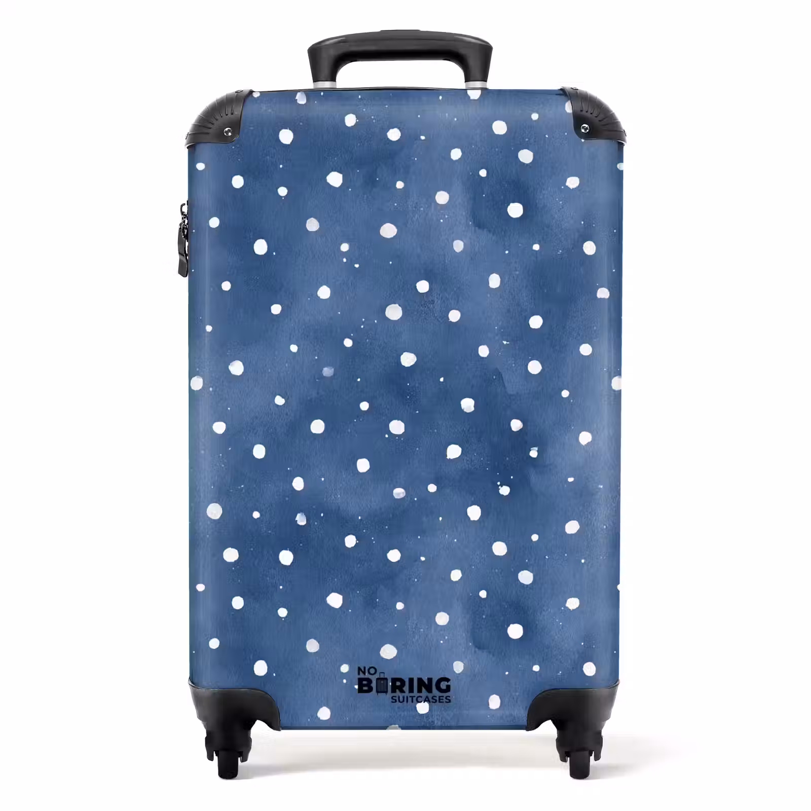 Koffer - Stippen patroon blauw — 1