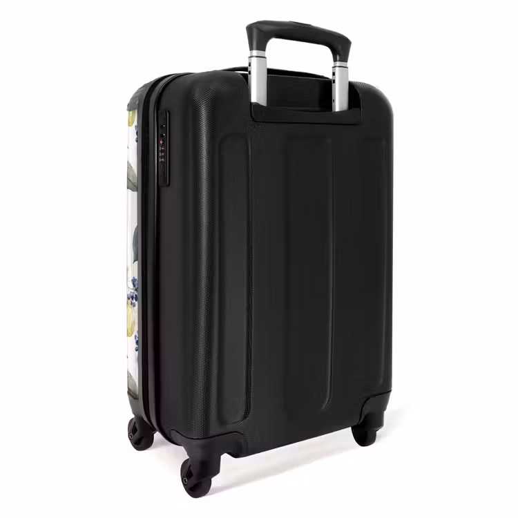 Koffer - Citroen met bloesem patroon — 4