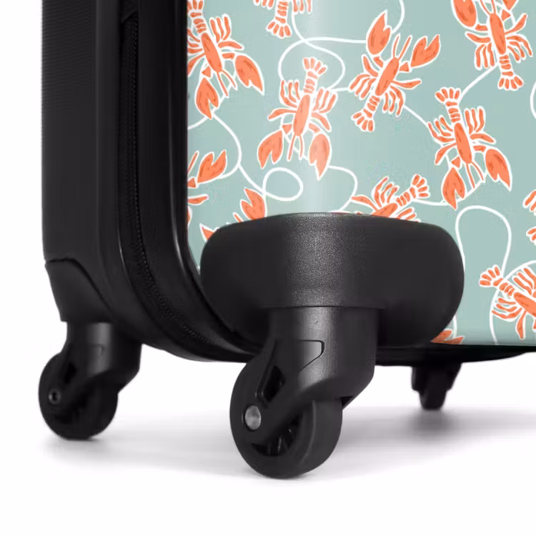 Koffer - Kreeft print groen — 6