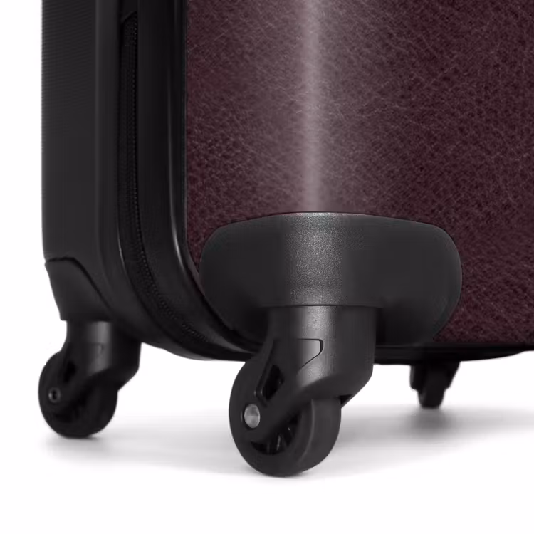 Koffer - Lederen look bordeaux rood — 6