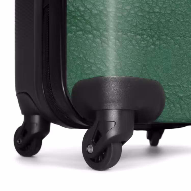 Koffer - Lederen look kleur groen — 6