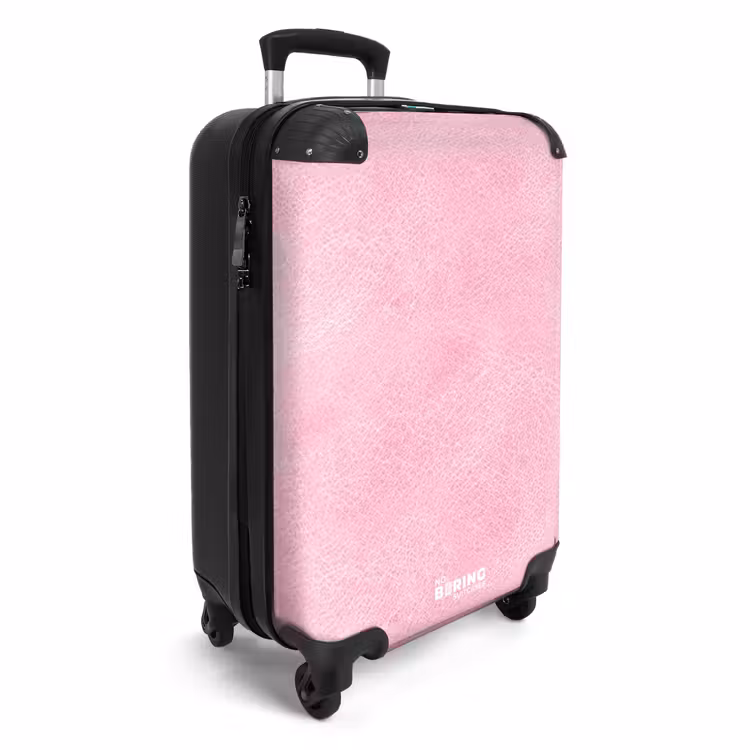 Koffer - Lederen look licht roze — 2