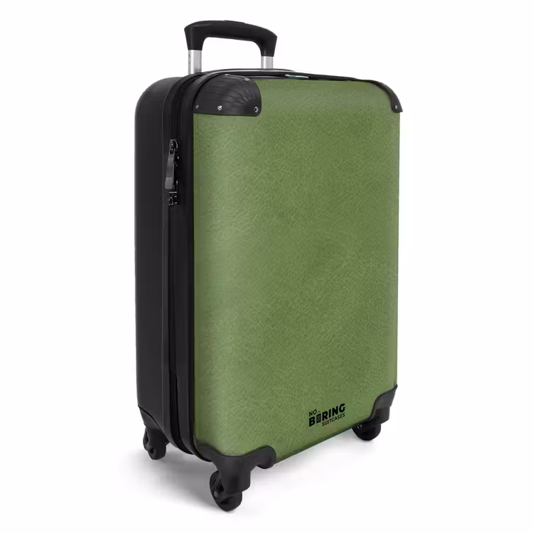 Koffer - Lederen look mint groen — 2