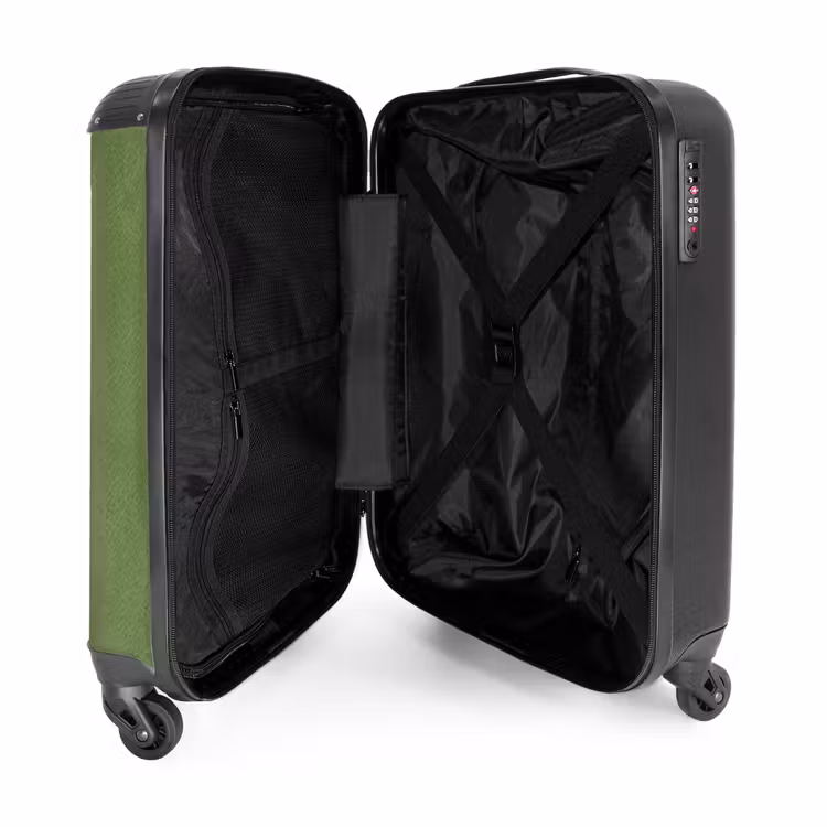 Koffer - Lederen look mint groen — 4