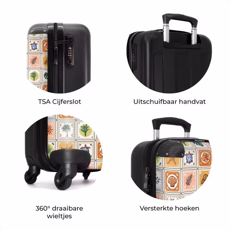 Koffer - Zomerse tegeltjes print — 7