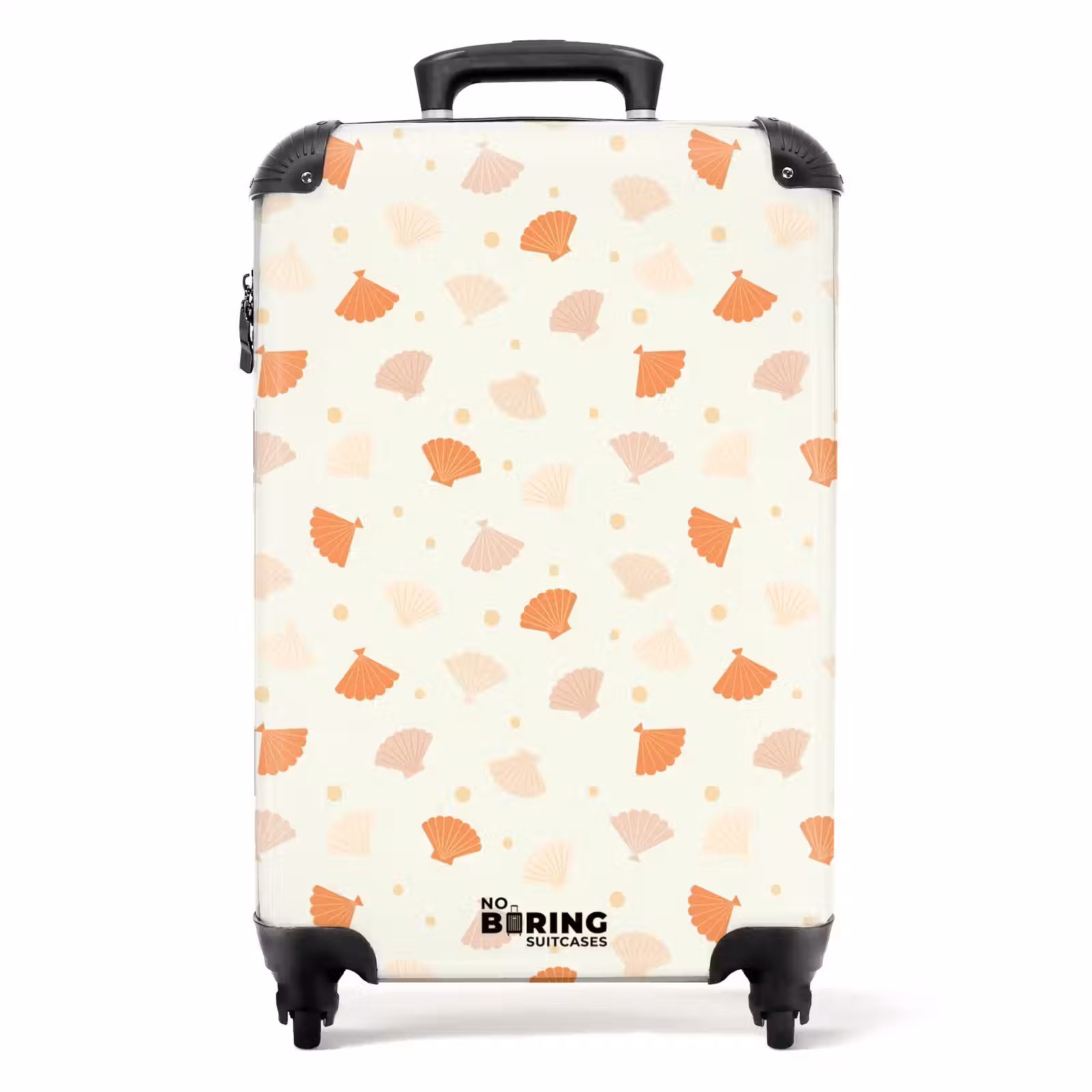 Koffer - Schelpen patroon oranje — 1