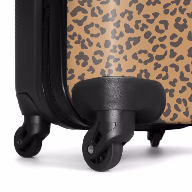 Koffer - Dieren print panter bruin — 7