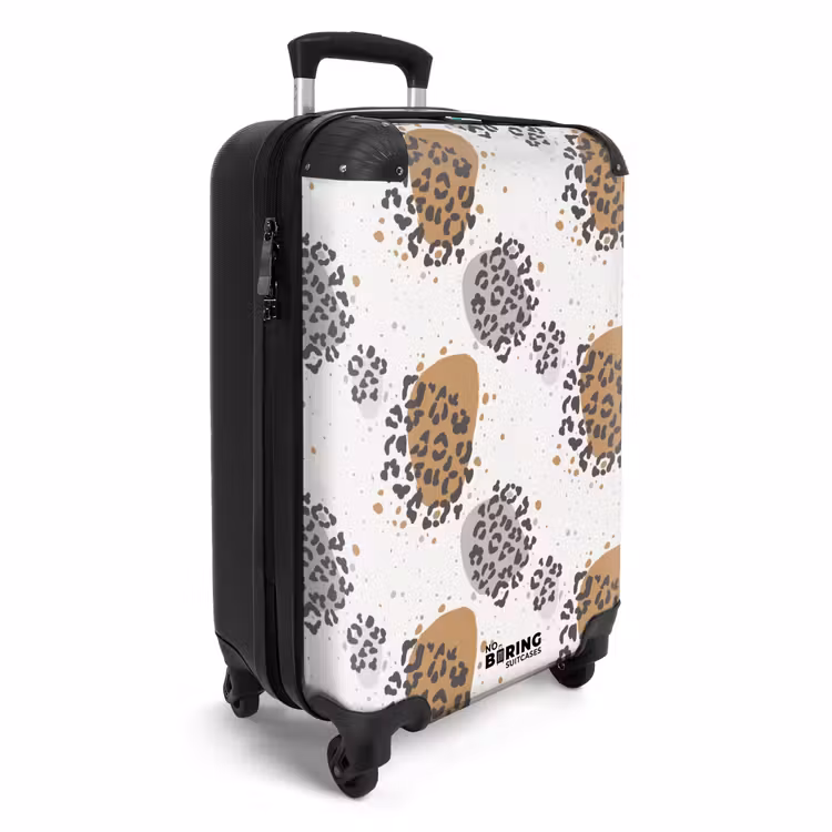 Koffer - Dieren print panter met vlekken — 2