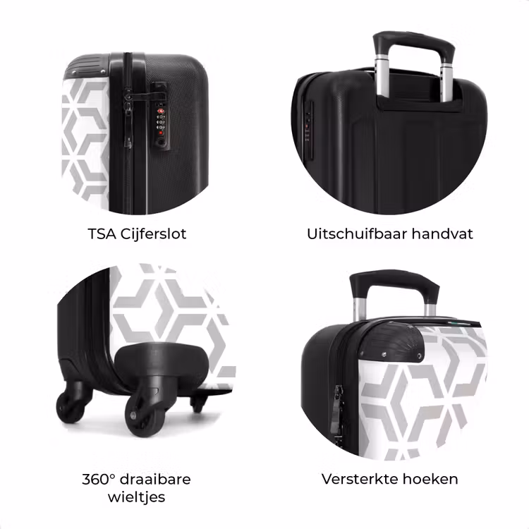 Koffer - Grafisch - Patroon - Modern — 8