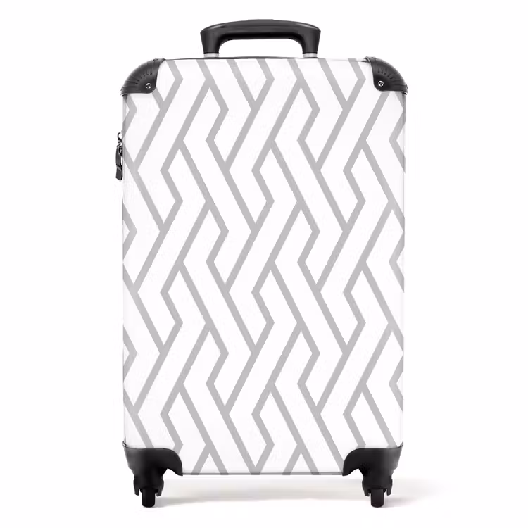 Koffer - Grafisch - Patroon - Modern - Lijn — 1