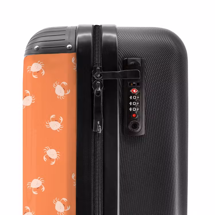 Koffer - Krab patroon oranje — 6