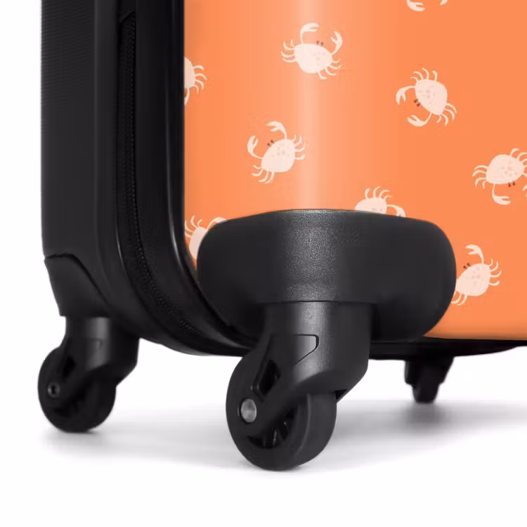 Koffer - Krab patroon oranje — 7