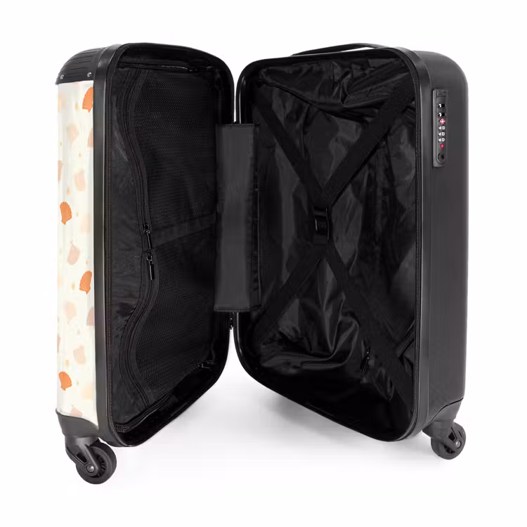 Koffer - Schelpen patroon oranje — 5