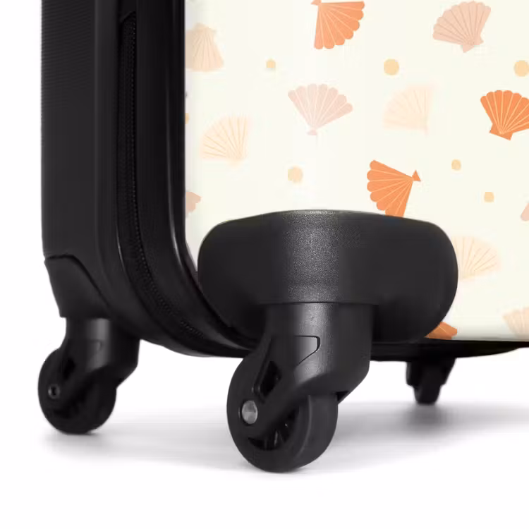 Koffer - Schelpen patroon oranje — 7