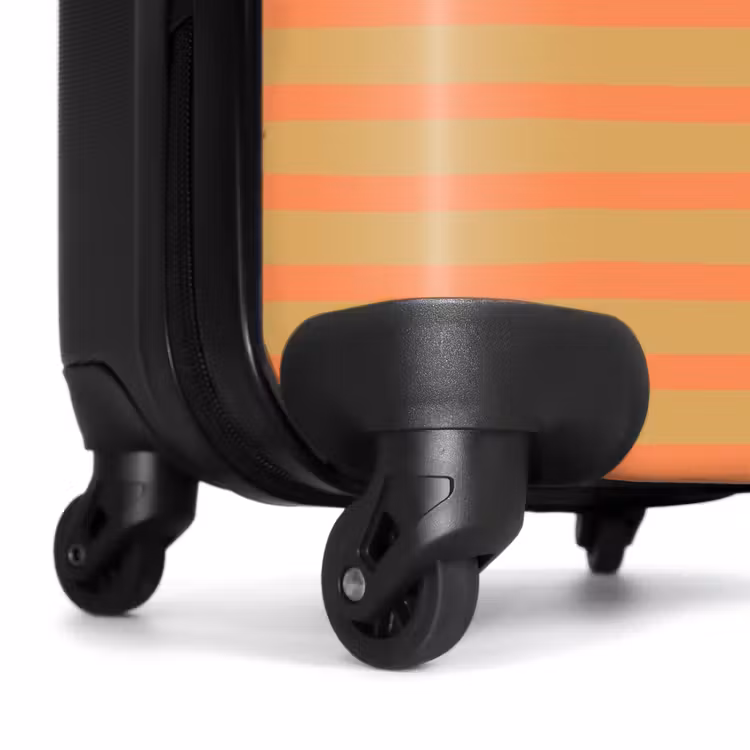 Koffer - Streep patroon oranje — 7