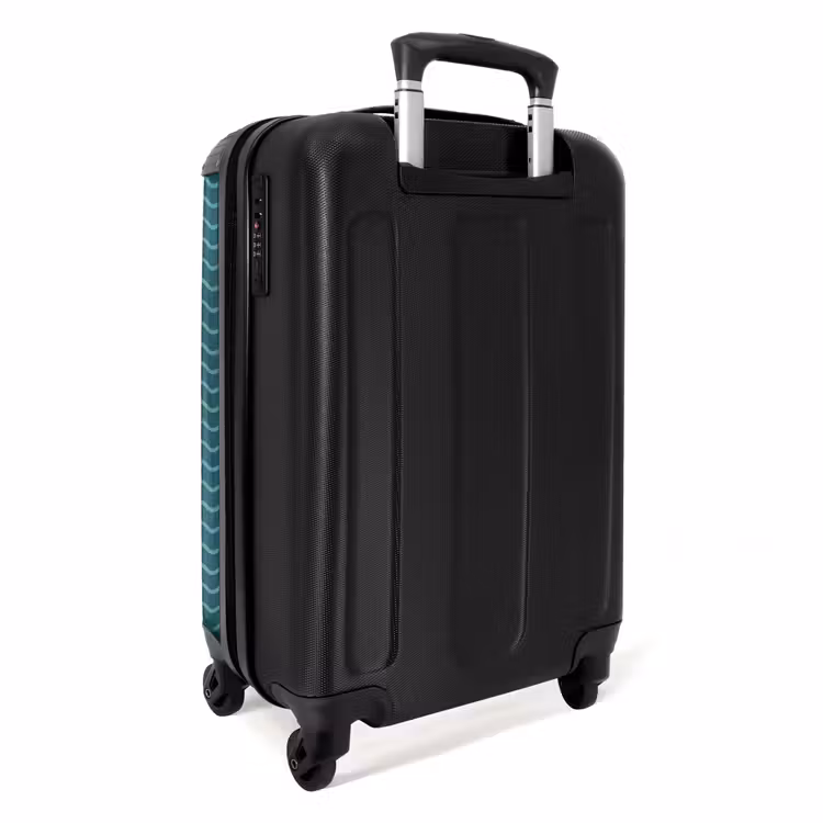 Koffer - Zee patroon groen blauw — 4