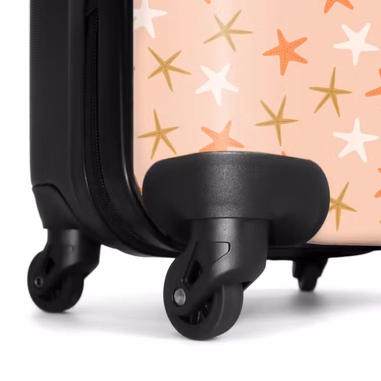 Koffer - Zeester patroon roze — 7