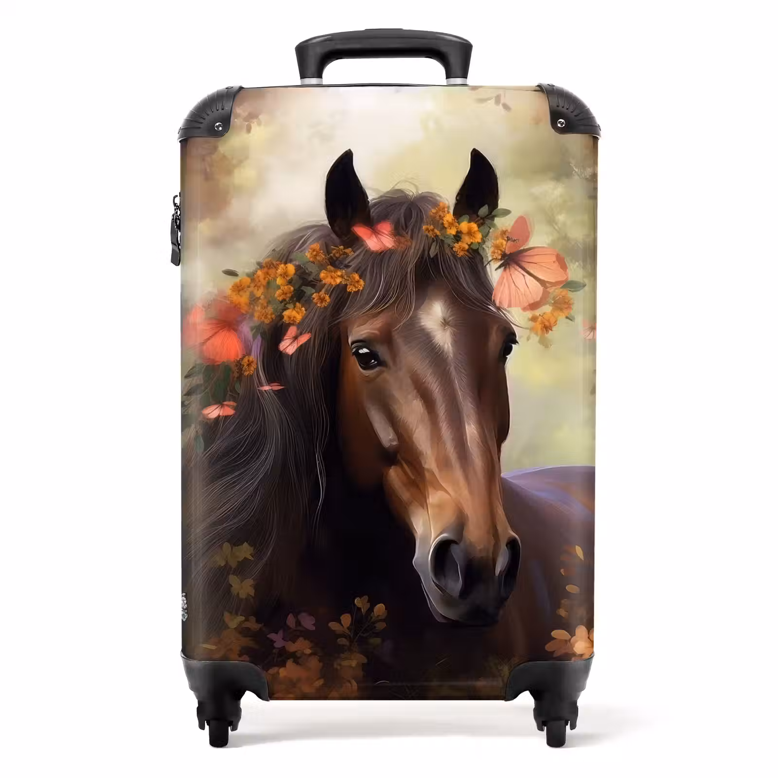 Koffer - Koffer - Paard - Dieren - Bloemen - Bos - Vlinder — 1