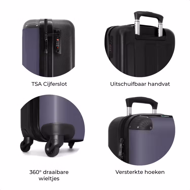 Koffer - Donker grijspaarse tint — 7