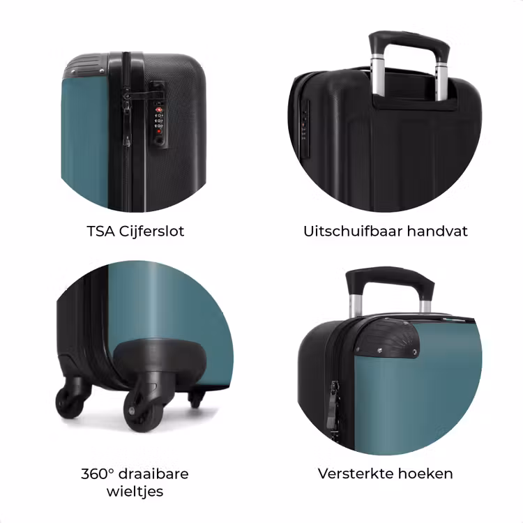 Koffer - Donkere teal tint — 7