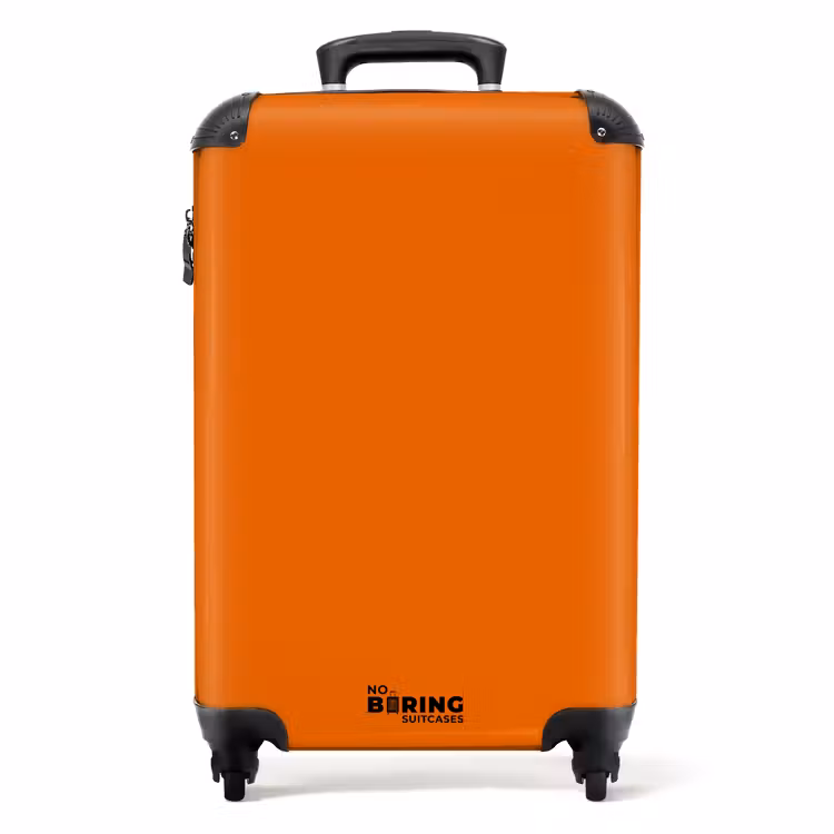 Koffer - Oranjebruine tint — 1