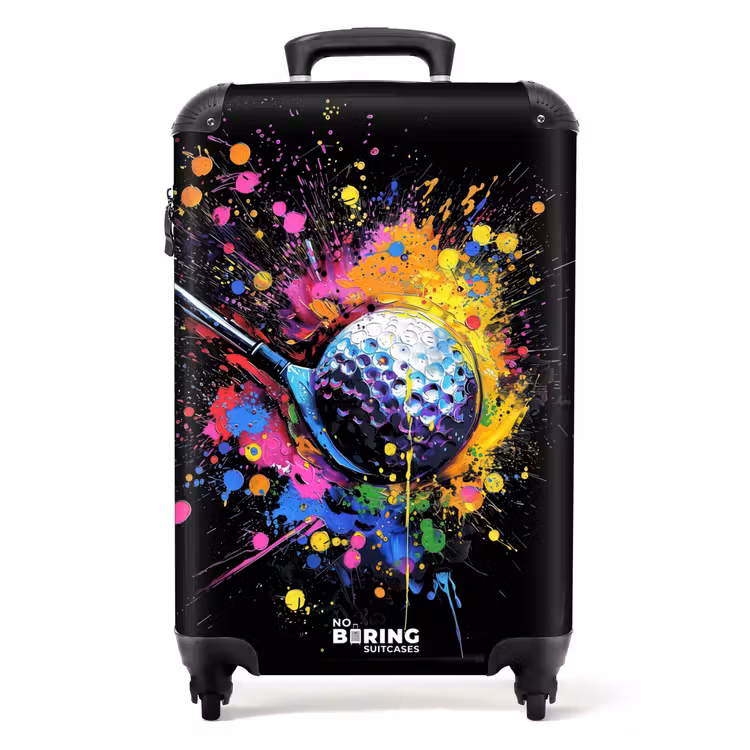 Koffer - Golf met graffiti — 1