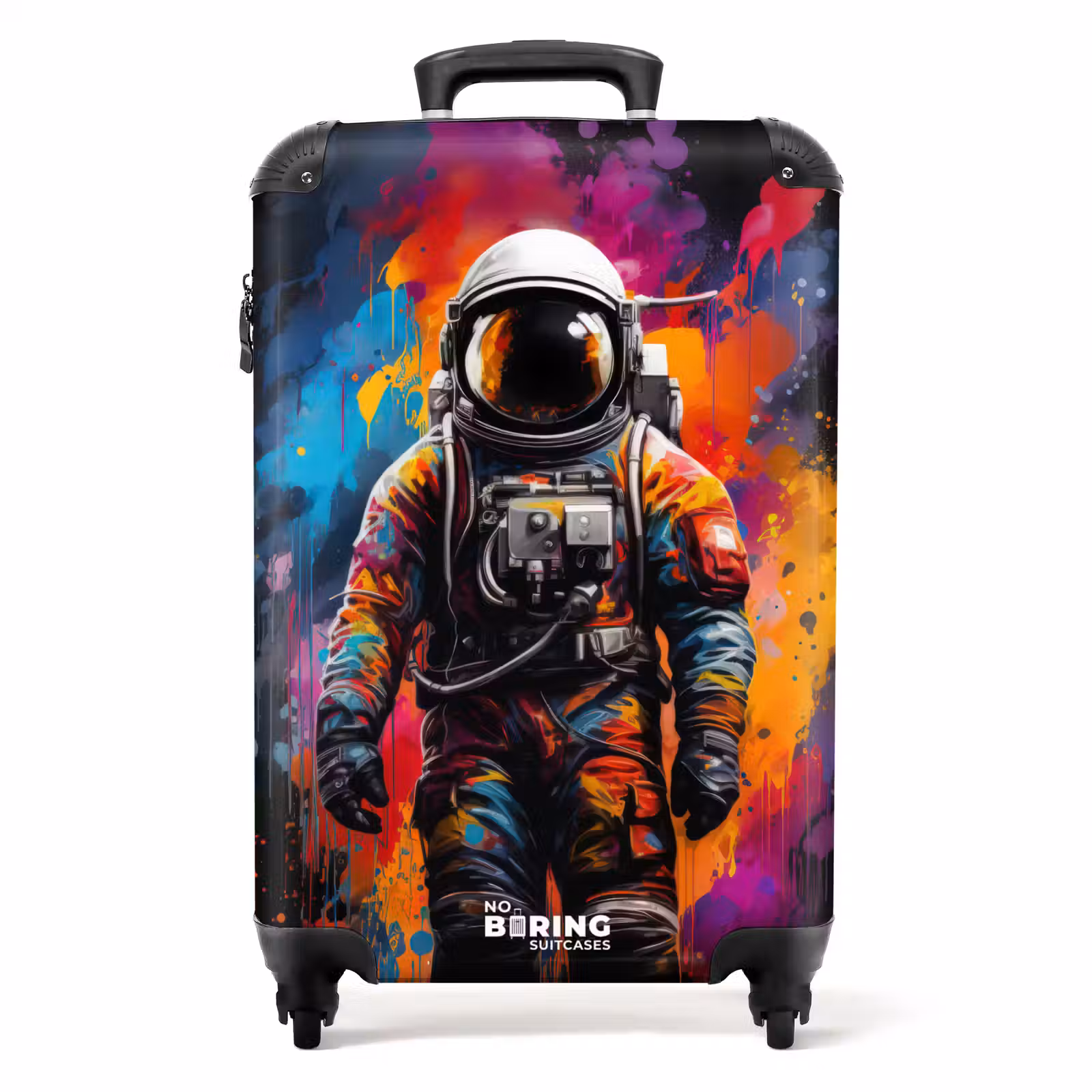 Koffer - Astronaut omringd door graffiti — 1