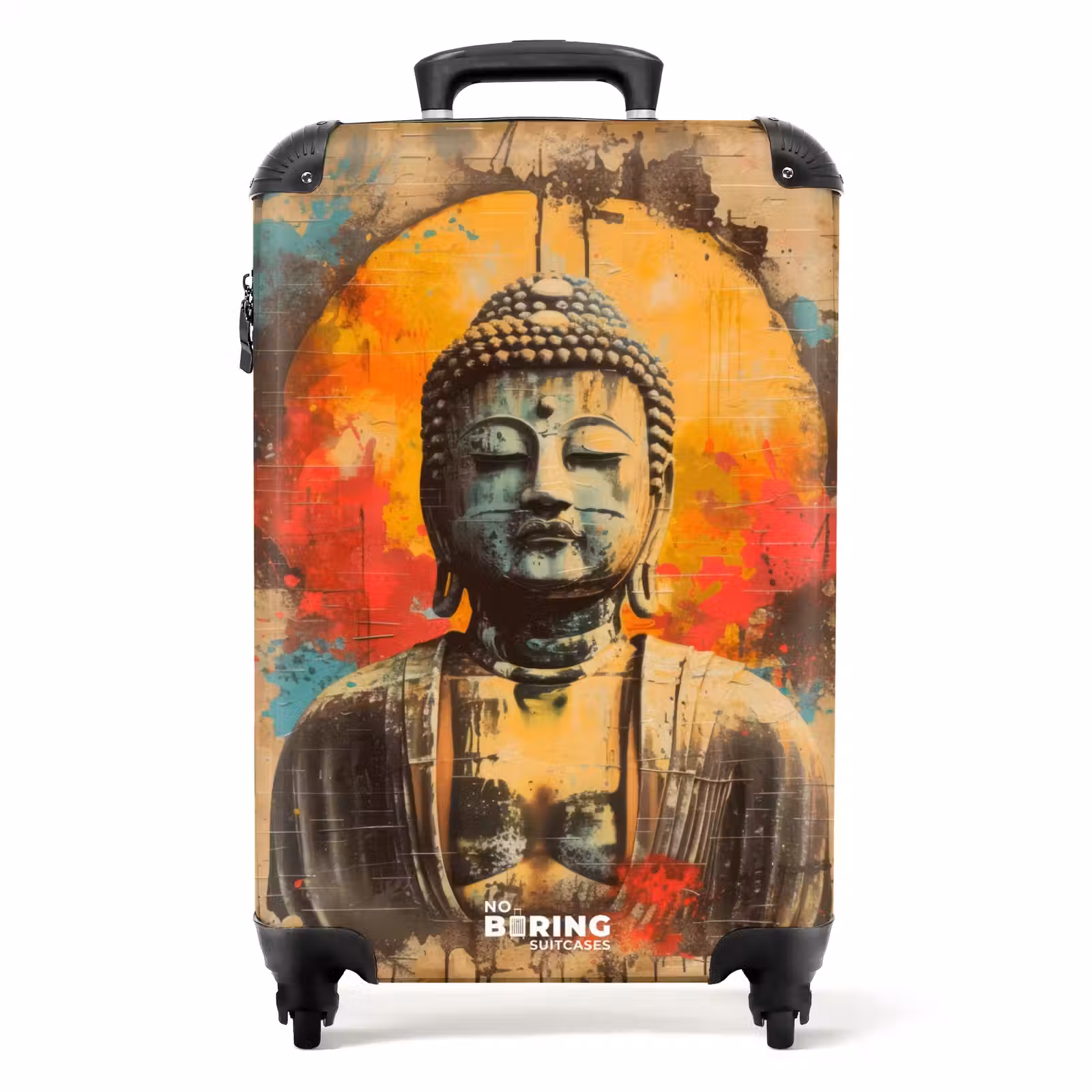 Koffer - Boeddha als street art kunstwerk — 1