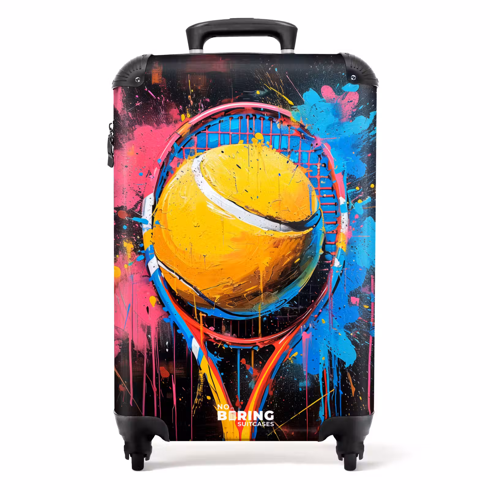 Koffer - Graffiti tennis racket met bal — 1