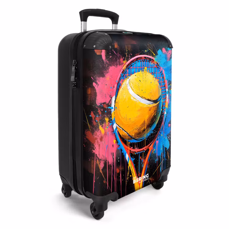 Koffer - Graffiti tennis racket met bal — 2