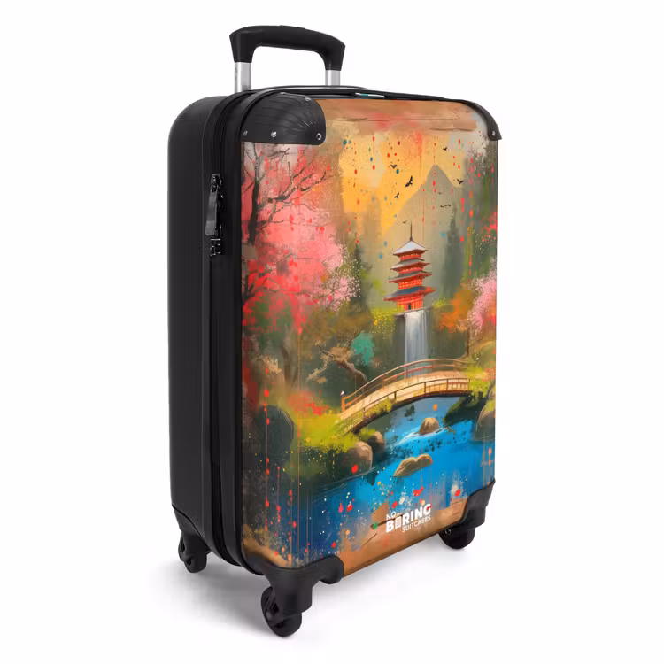 Koffer - Japanse tuin in graffiti stijl — 2
