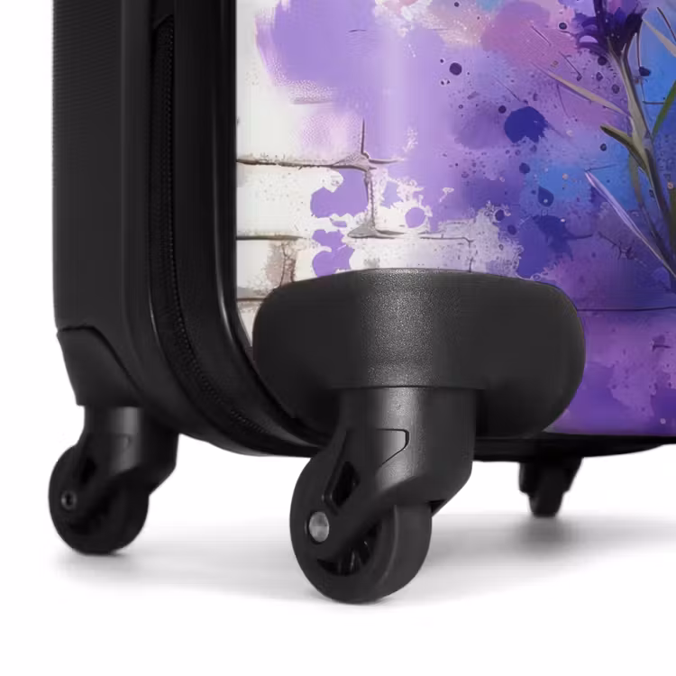 Koffer - Paarse lavendel in graffiti stijl — 6