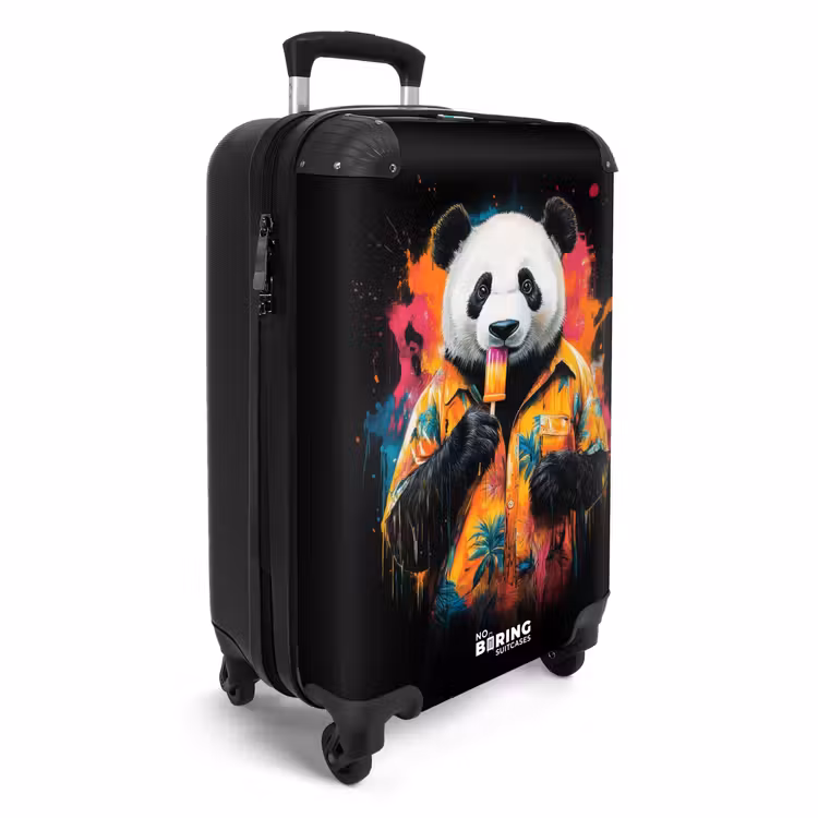 Koffer - Zomerse panda met ijsje — 2