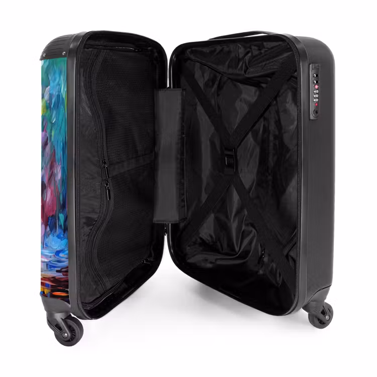 Koffer - Kleurrijk - Olieverf - Water - Boot — 4