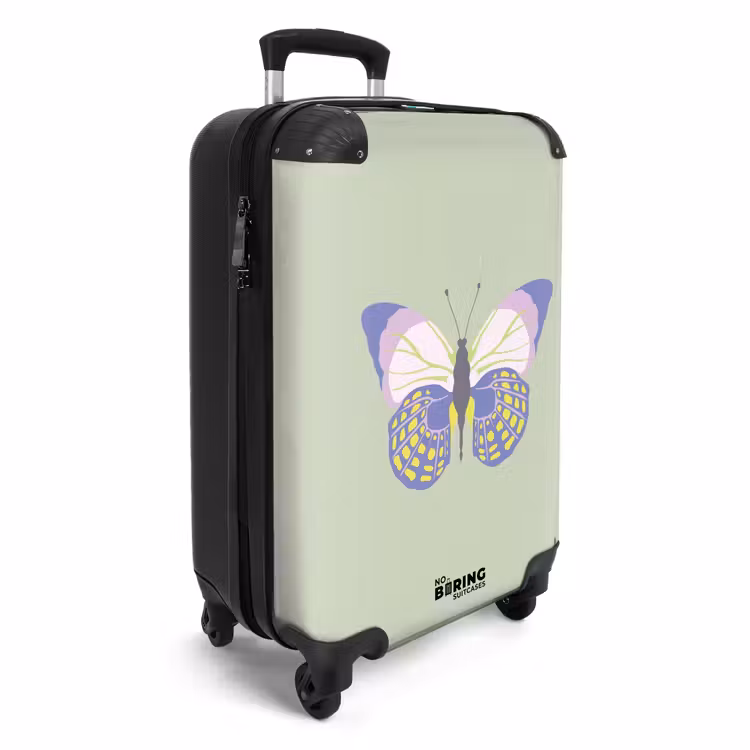 Koffer - Summer memories - Vlinder met saliegroene kleuren — 2