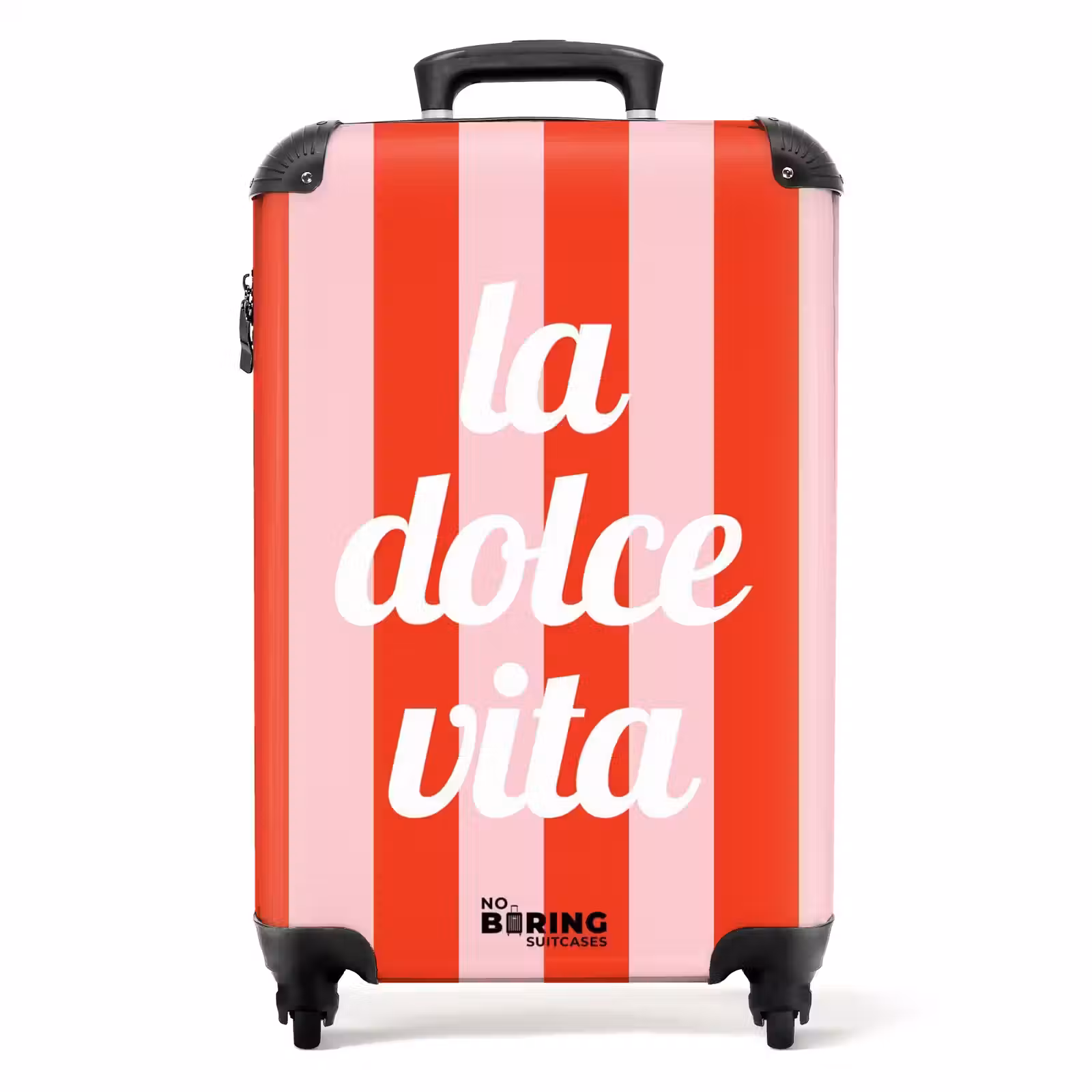 Koffer - Quotes - La dolce vita tomatenrood en bloesemroze — 1