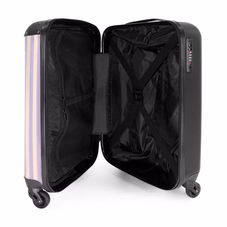 Koffer - Quotes - Ciao pastel lila en zalmkleur — 4