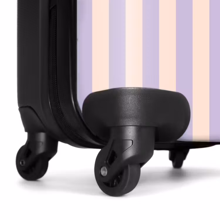Koffer - Quotes - Ciao pastel lila en zalmkleur — 6