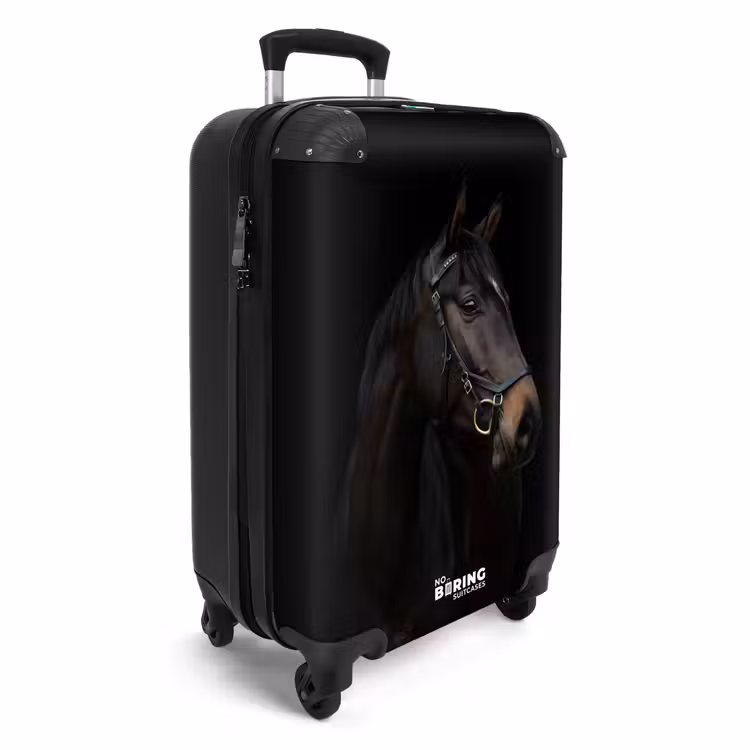 Koffer - Elegant zwart paard — 2