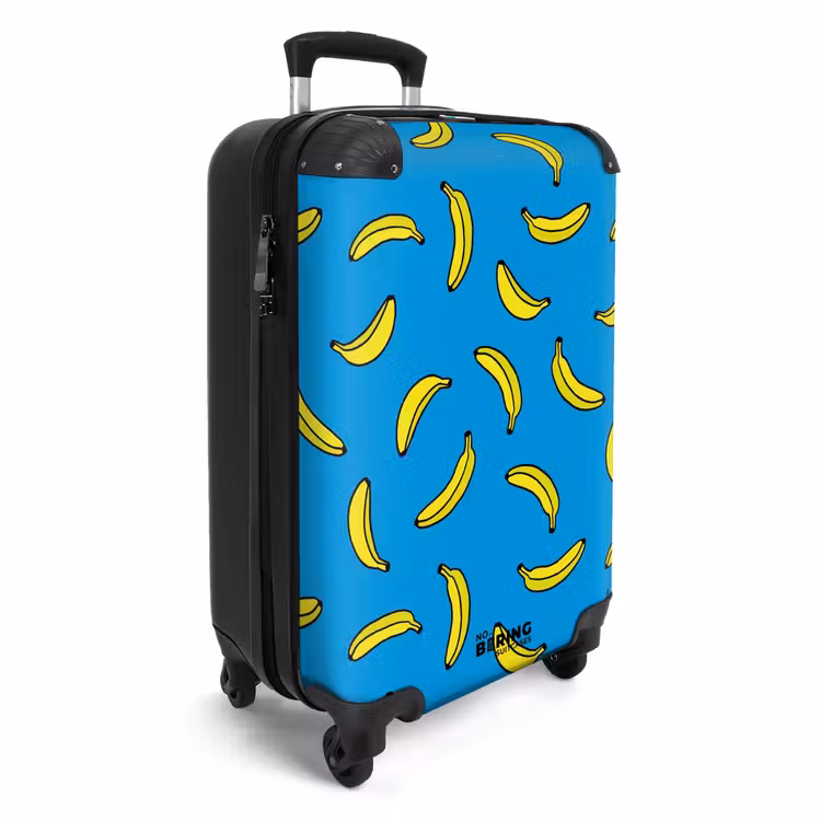 Koffer - Patronen - Bananen op blauw — 2