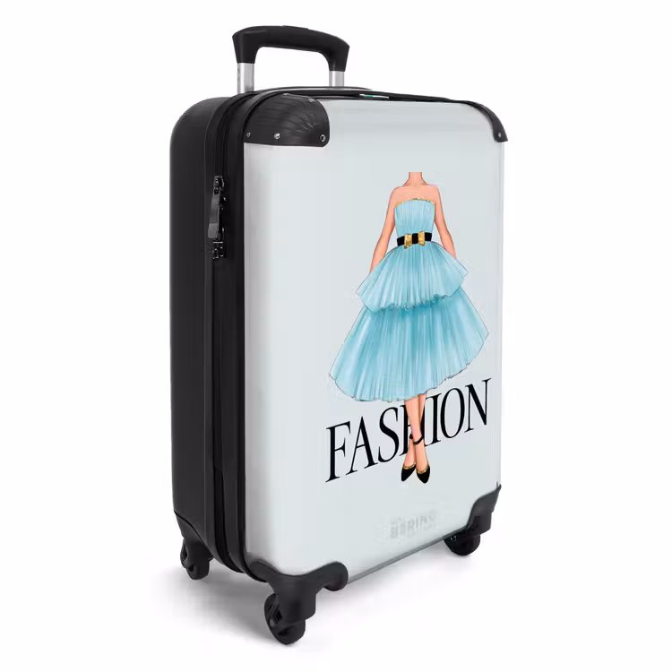Koffer - Fashion - Blauwe jurk — 2