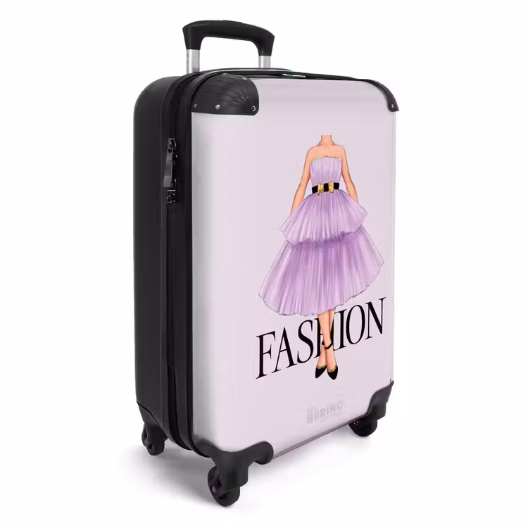Koffer - Fashion - Paarse jurk — 2