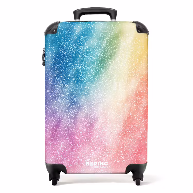 Koffer - Kinderkoffer - Sparkling regenboog mist — 1