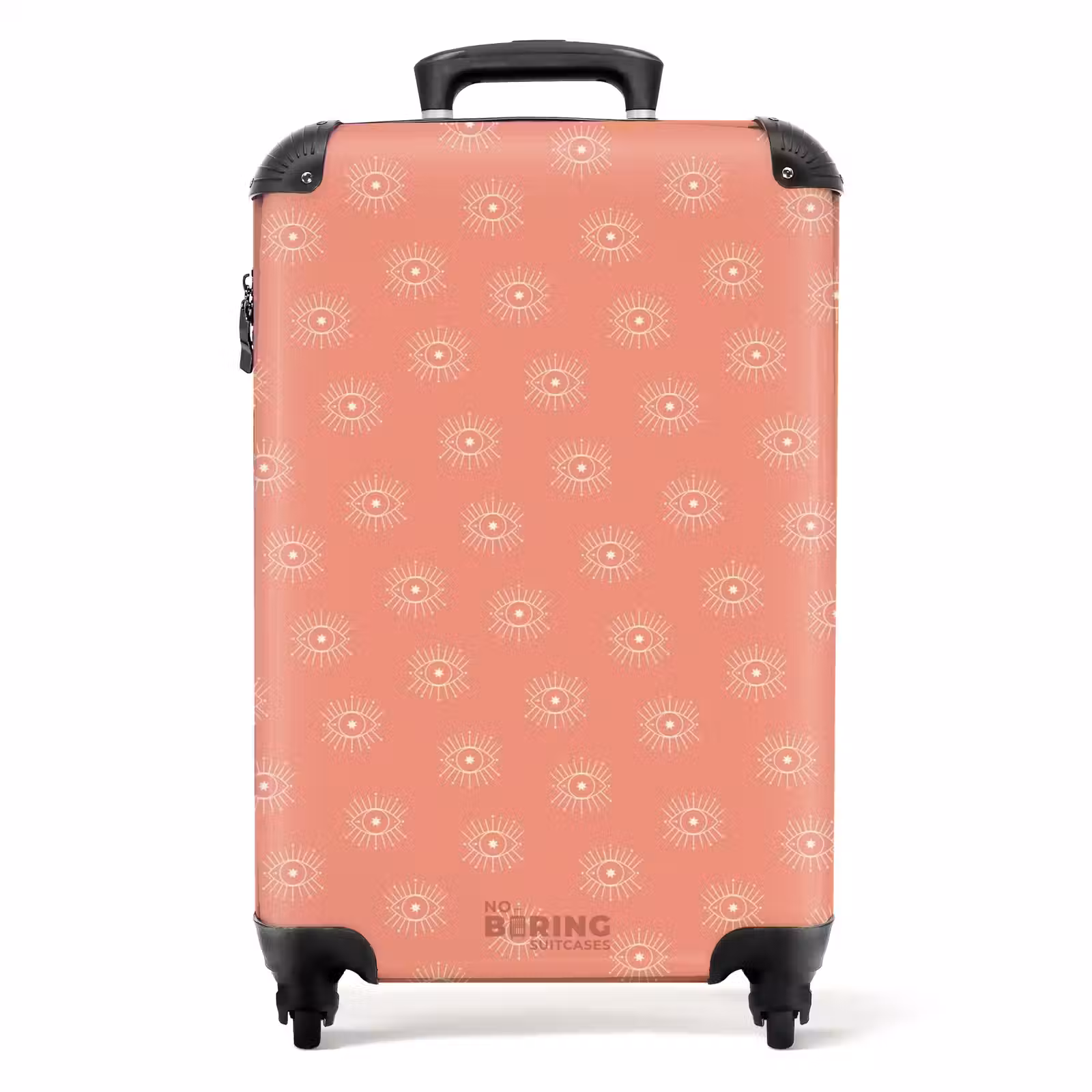 Koffer - Boho - Zalmroze patroon — 1