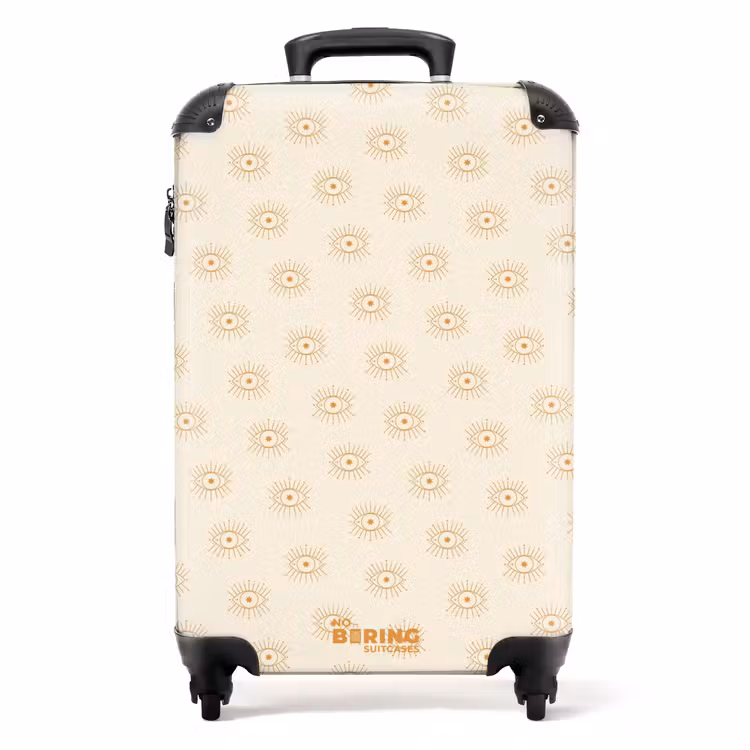 Koffer - Boho - Zandkleur patroon — 1