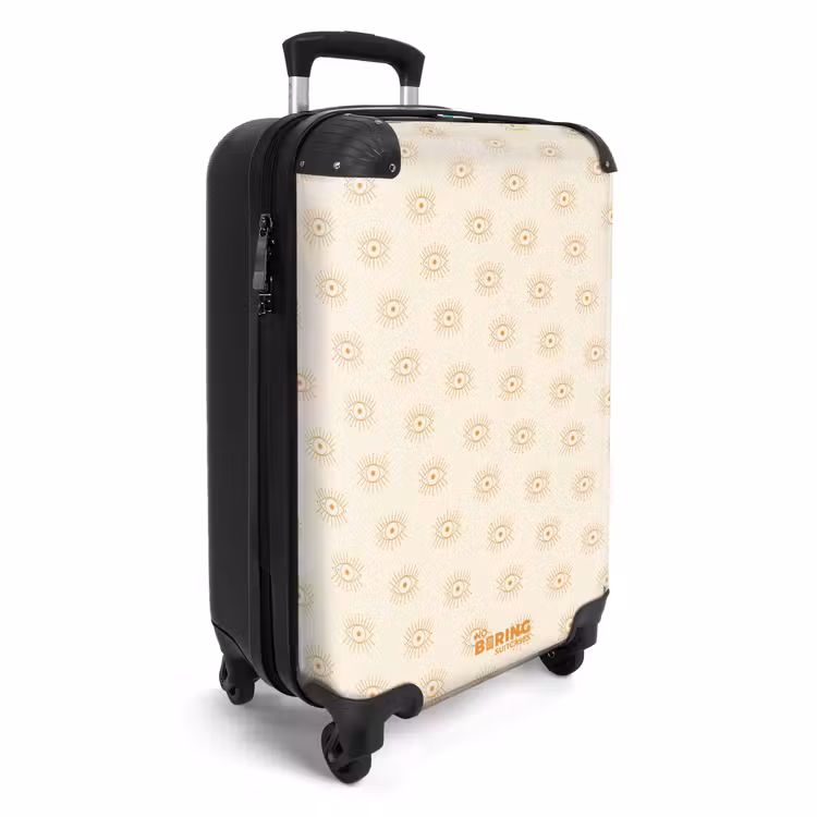 Koffer - Boho - Zandkleur patroon — 2