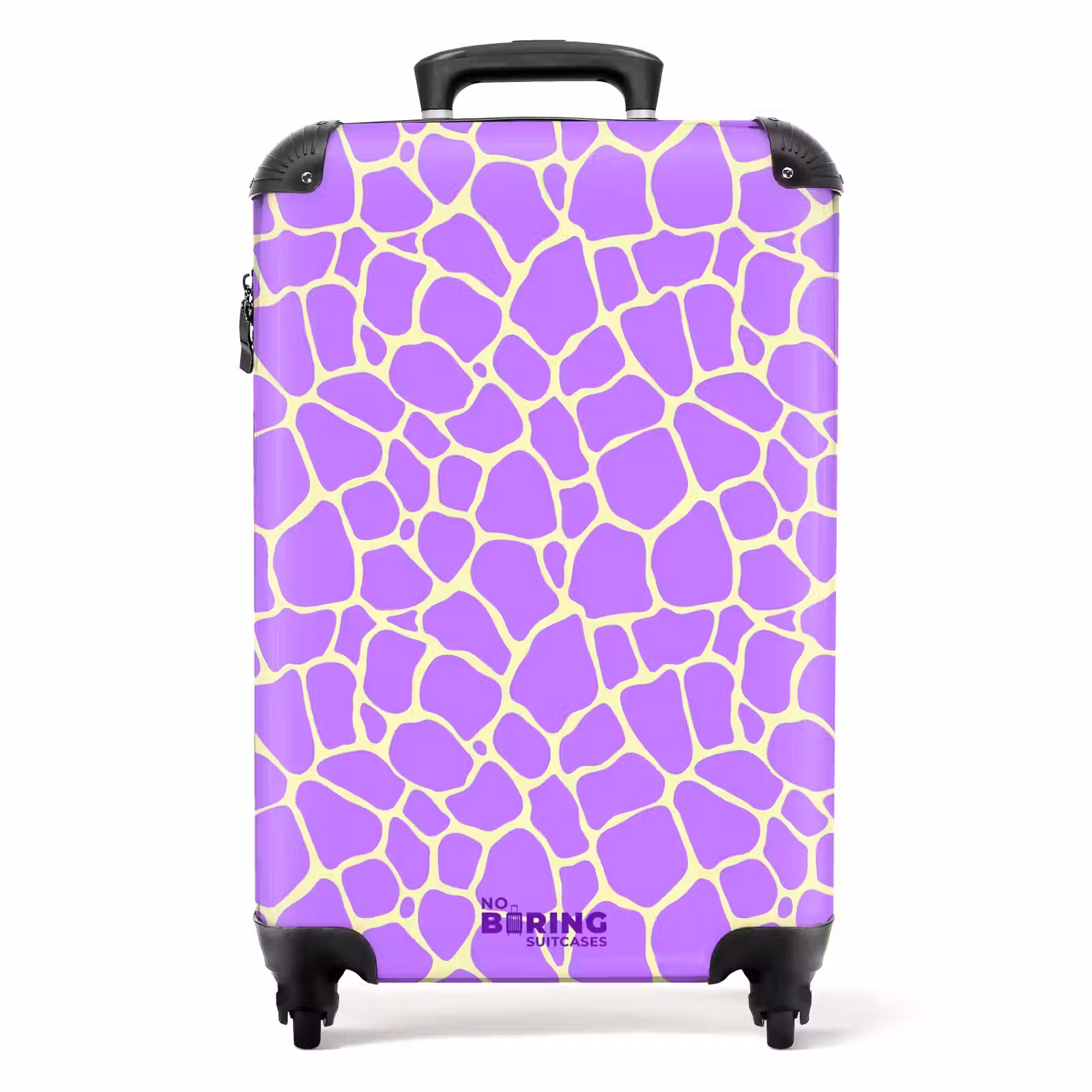 Koffer - Giraffeprint in lavendel — 1