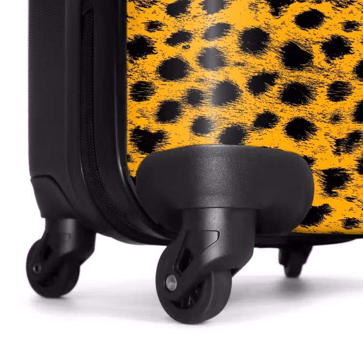 Koffer - Goudgele panterprint — 6